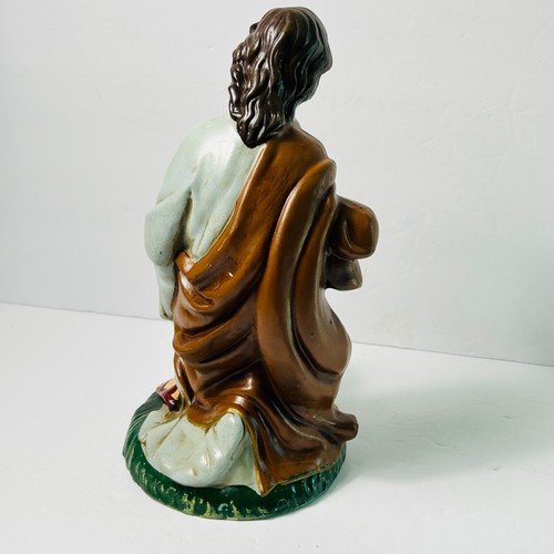 Belén Arrodillado Joseph Estatuilla Papel Maché Japón Vintage Repuesto 9" - Imagen 5 de 8