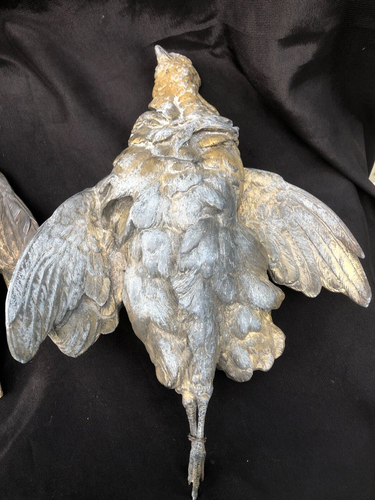 2 oiseaux perdrix becasse en metal - Imagen 3 de 5