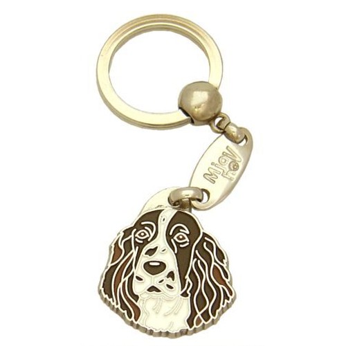 Hundename Ausweisschild, Springer Spaniel, personalisiert, graviert, handgefertigt, Charm - Bild 5 von 14