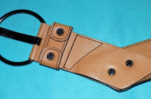 LANCEL Cinturón Ancho de Piel Marrón Claro Talla 90 - Imagen 4 de 6