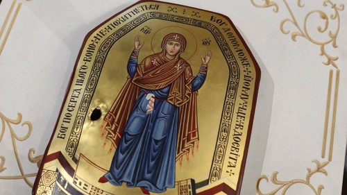 Unperforated numbered sheet «Altar of Freedom. Holy icons on armor» with 11 sig. - Picture 24 of 24