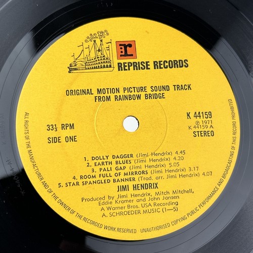 Jimi Hendrix - Rainbow Bridge Soundtrack LP Vinyl Record EX/VG+ 1971 UK Album - Picture 8 of 24