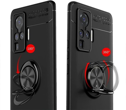 Für Vivo X51 5G Schutzhülle,Magnetisch Ring Armor Stoßfest Ständer Slim Handy - Bild 9 von 9