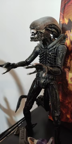 NECA Big Chap Alien Figure, 40th Anniversario CON SCATOLA ORIGINALE SCALA 1/12 - Foto 2 di 17