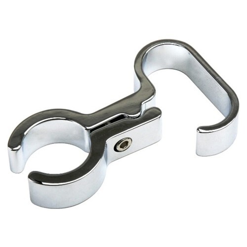Latest Rage Billet Alum Clamp-On Headset Hanger Mount For 1-1/2" Tubing - Chrome - Picture 1 of 2