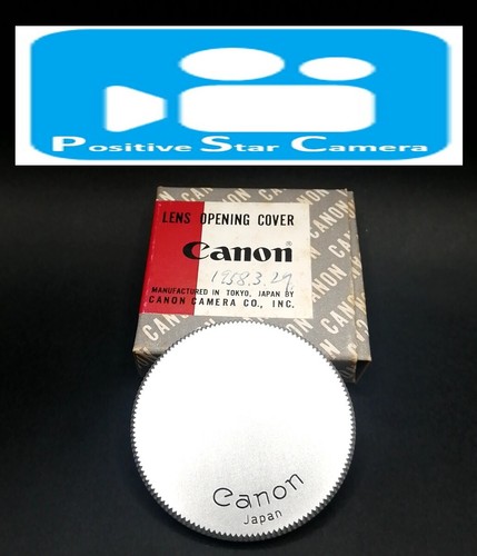 🎦VIDEO👀✨Unbenutzt✨ Canon Metallgehäuse Objektivdeckel Silber Leica Schraube L39 aus JAPAN - Bild 1 von 6