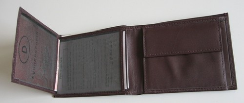 Cartera con muchos detalles funcionales, cuero, nueva - Imagen 4 de 5