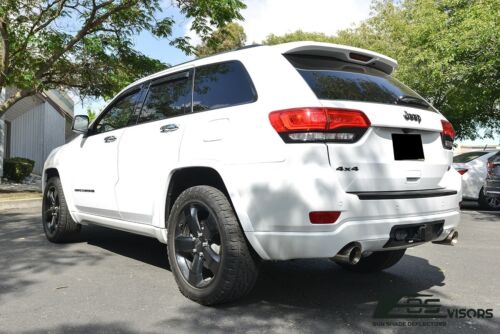 For 11-21 Jeep Grand Cherokee IN-CHANNEL Smoke Tinted Side Vents Rain Guards - Picture 3 of 12