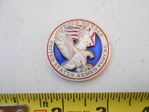 RARE PROUD MEMBER UNITED STATES ARMED FORCES UNITED MILITARY CHALLENGE COIN - Picture 2 of 5