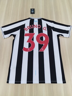 SサイズNEWCASTLE HOME JERSEYオーセンティック ユニフォーム Castore Newcastle United Home 22/23 Bruno G. #39 Replica