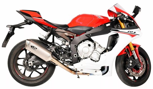 Sistema de escape Spark Force TI 3/4 Yamaha YZF-R1 SE ADAPTA A 2015 A 2022 - Imagen 2 de 2