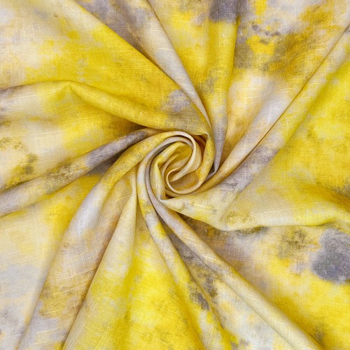 Printed Linen Viscose Summer Dressmaking Fabric Premium Soft Material 142cm Wide - Picture 31 of 121