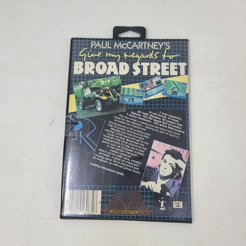 Paul McCartney Give My Regards To Broad Street Commodore C64 gioco 5,25 sigillato - Foto 2 di 3
