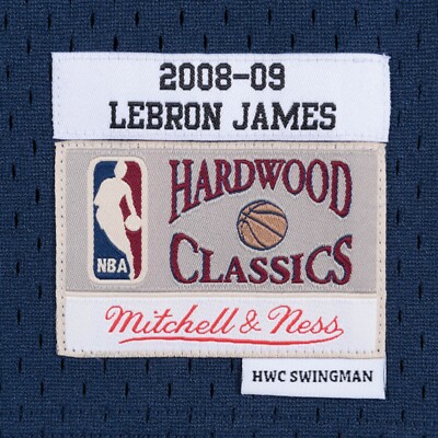 Cleveland Cavaliers LeBron James #23 Mitchell Ness Navy 2008