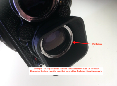 Camera De Chasse Solaire Combo Bouchon Yashica Mat/124G Lens Cap