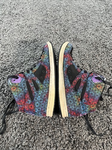 DC Rebound High TX SE Multicolor Kaleidoscope Skate Shoes Womens Size 11 - Picture 4 of 6