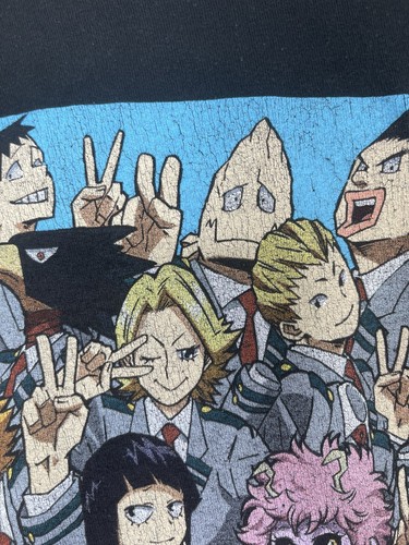 My Hero Academia My Boku No Hero Medium schwarz T-Shirt Funimation Anime Grafik - Bild 6 von 10