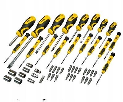 3253560708863 Screwdriver set 49 pcs. + bag STANLEY - Picture 1 of 1