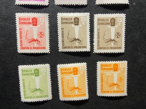 1962 The World Against Malaria Omnibus MLH - see menu for Set - Picture 42 of 93