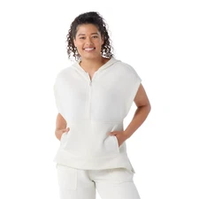 NWT Women's Smartwool Terry SS Hoodie Sweatshirt  Color: Almond Size: Medium