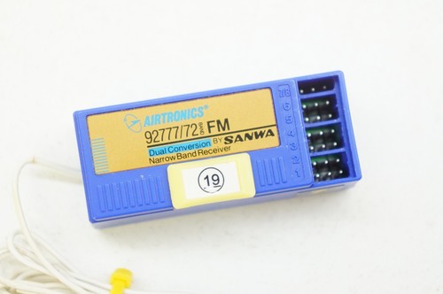 Airtronics Sanwa 92777 72mhz FM 7 Channel Receiver 7ch Ch19 - Picture 2 of 2