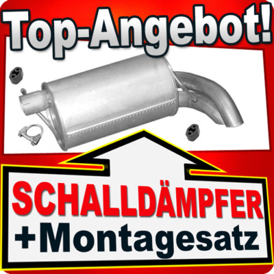 Endschalldämpfer für FORD GALAXY SEAT ALHAMBRA VW SHARAN 1.9 2.0 TDi Auspuff