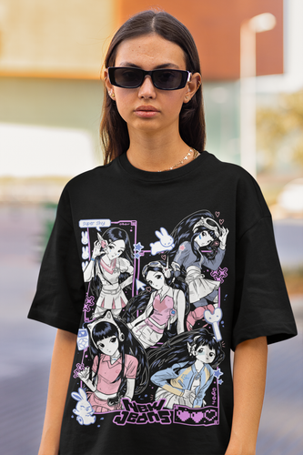 NewJeans Anime T-Shirt Mädchen Anime Damen KPOP Merch Grafik T-Shirt alle Größen - Bild 3 von 5