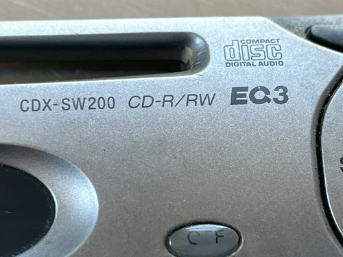 SONY CDX-SW200 AUTORADIO SONY CDX-SW200 NUR ABDECKPLATTE OEM🟠 - Bild 23 von 24