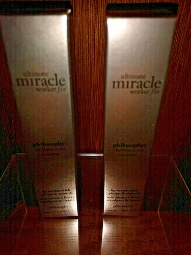 Philosophy DUO Ultimate Miracle Worker Lippenfix-Serum PRALLER/GLATTER Stick ** Neu im Karton ** - Bild 2 von 2