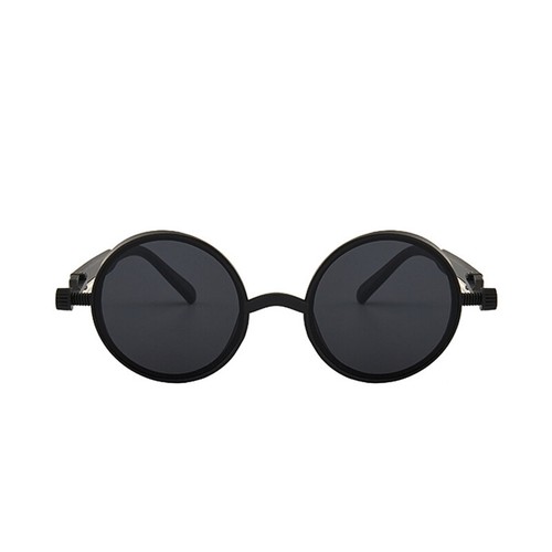 Retro-Steampunk-Sonnenbrille Vintage-Gothic-Inspirierte Runde Metallbrille ♪ ⑱ - Picture 6 of 34