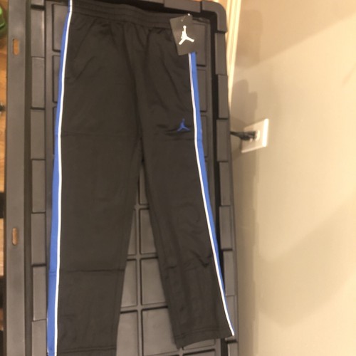 Nike Air Jordan Athletic Sweat Pants Youth Size 7 Boys Medium Black 851103-273 - Picture 5 of 11