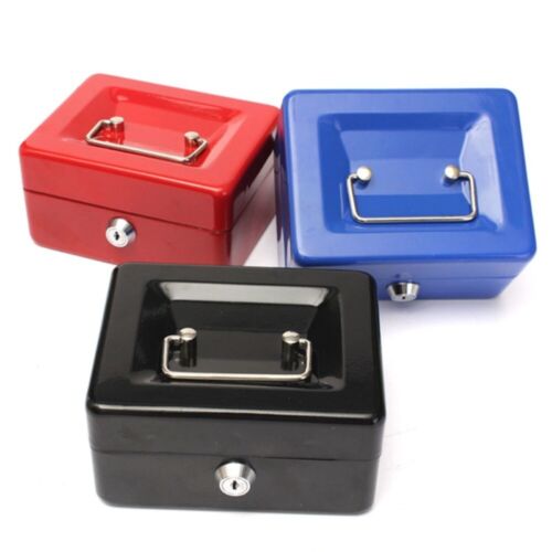 Registrier kasse Sicherheit sicher Safe Tragbare Geld-Box Metall-Cash-Box - Picture 1 of 9