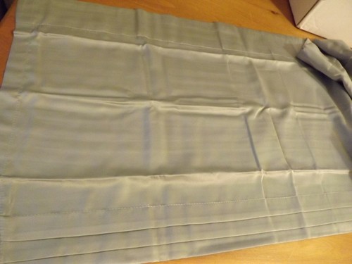 NEW JC PENNEY HOME VALANCE 50Wx18" soft green PLEATED HEMLINE lined 3 AVAILABLE - Picture 3 of 10