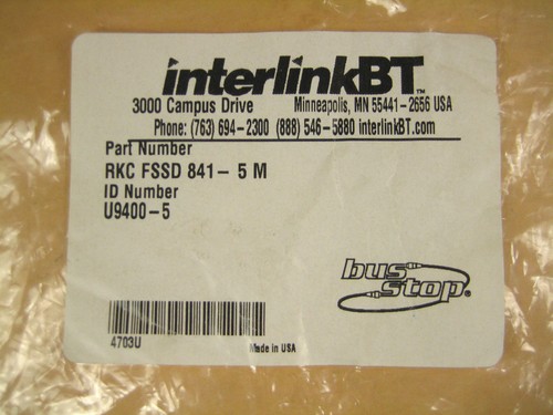 Conector de cable InterlinkBT BusStop RKC FSSD 841-5M - Imagen 2 de 5
