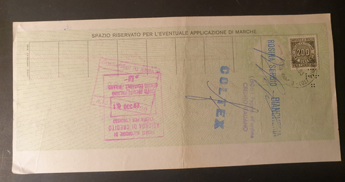 Schaltgetriebe Sparkasse von Biella 1984 (VR189) - Bild 2 von 2