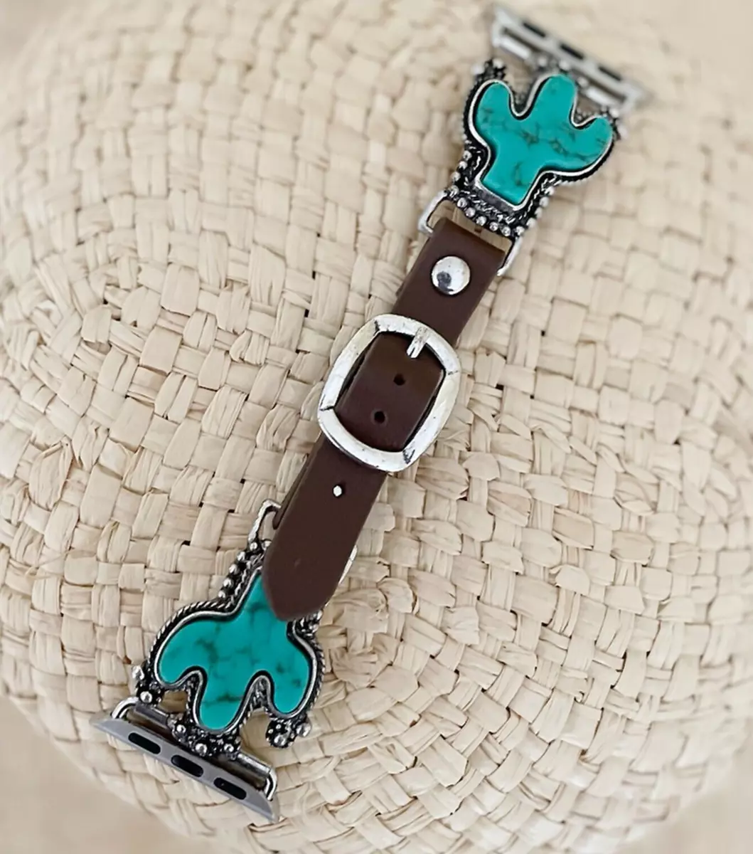 Western leather apple cheap watch band