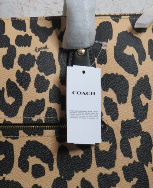 Coach Leopard Print Gallery Tote (Multi-color) - NWT (CY347