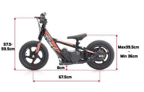 Revvi 12" Kids Electric Powered Balence BIKE BLUE - Picture 6 of 6