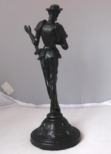 Figura-Estatua de hierro fundido ruso de Don Quijote ""Hombre de La Mancha - Imagen 10 de 12