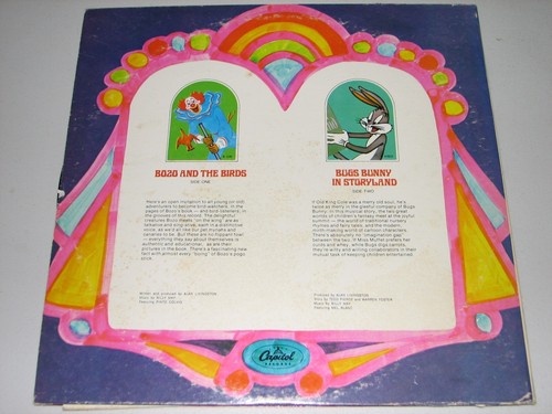 BOZO THE CLOWN & BUGS BUNNY 2 STORY 1972 CAPITOL LP WITH BOOKS !!! MINTY !!!! - Picture 2 of 17