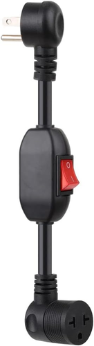 Angled Four-In-One Heavy Duty Inline On/Off Switch Extension Cord 12-AWG 15A Hou - Picture 5 of 12