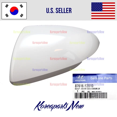 View Mirror Scalp Cover Cap Left DRIVER 87616F2010 Hyundai Elantra 2017-2020