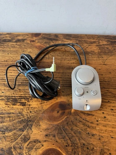Logitech Z-2300 Speaker Volume Bass Control Pod Wired Remote Only Tested OEM