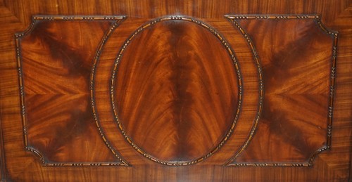 FULLY RESTORED EXTRA LARGE DOUBLE SIDED REGENCY TWIN PEDESTAL PARTNER DESK - Picture 8 of 24
