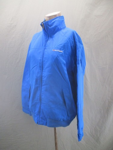 TOMMY HILFIGER Talla M Para Hombres Cremallera Soporte Cuello Bolsillo Impermeable Cortavientos 425 - Imagen 3 de 9