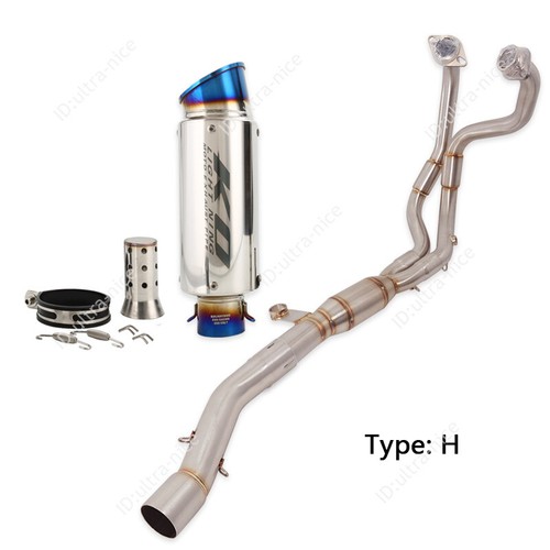 For Suzuki GSX250R 2018-2024 Full Exhaust System Header Link Pipe 51mm Mufflers - Picture 12 of 17