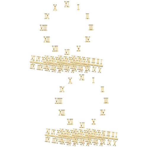 2 Count Wall Clock Watch Accessories Diy Digital Part Number Replacement - Zdjęcie 2 z 12