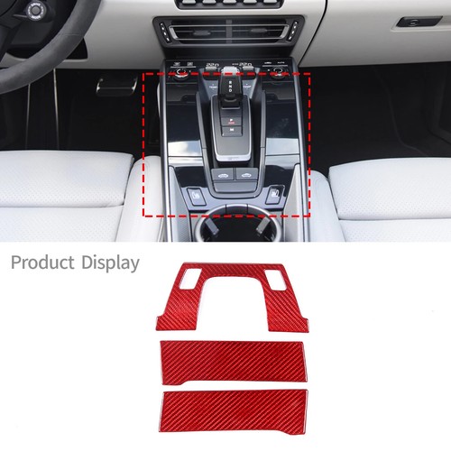 For Porsche 911 992 2019-22 Real Carbon Fiber Central Control Panel Cover - Picture 11 of 30