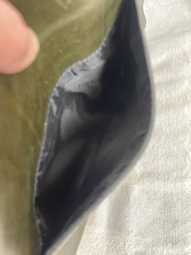 Bolso de Hombro Louvier Paris Cuero Verde Aguacate Oscuro Doble Correa Cartera - Imagen 20 de 21