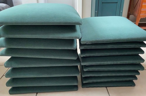 Replacement seat and back pads for 8 dining room chairs - Picture 4 of 5